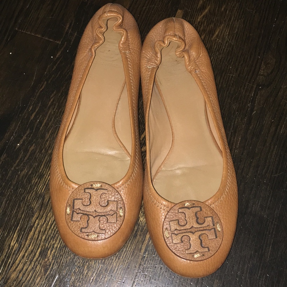Camel Tory Burch flats